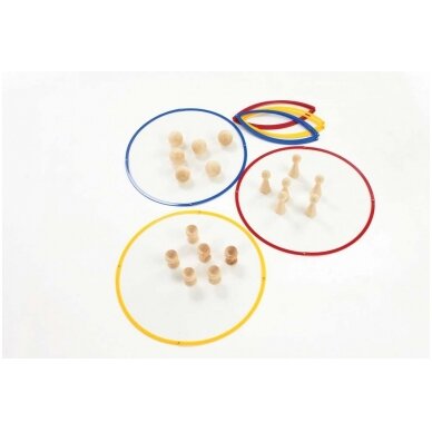 Rūšiavimo žiedų rinkinys - 6 vnt. 3 Rūšiavimo žiedų rinkinys - 6 vnt. 3