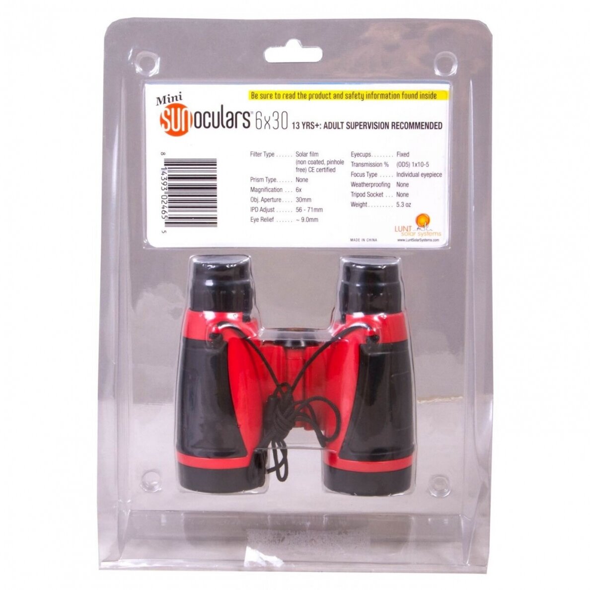 Saulės žiūronai LUNT Mini SUNoculars 6x30 3 Saulės žiūronai LUNT Mini SUNoculars 6x30 3