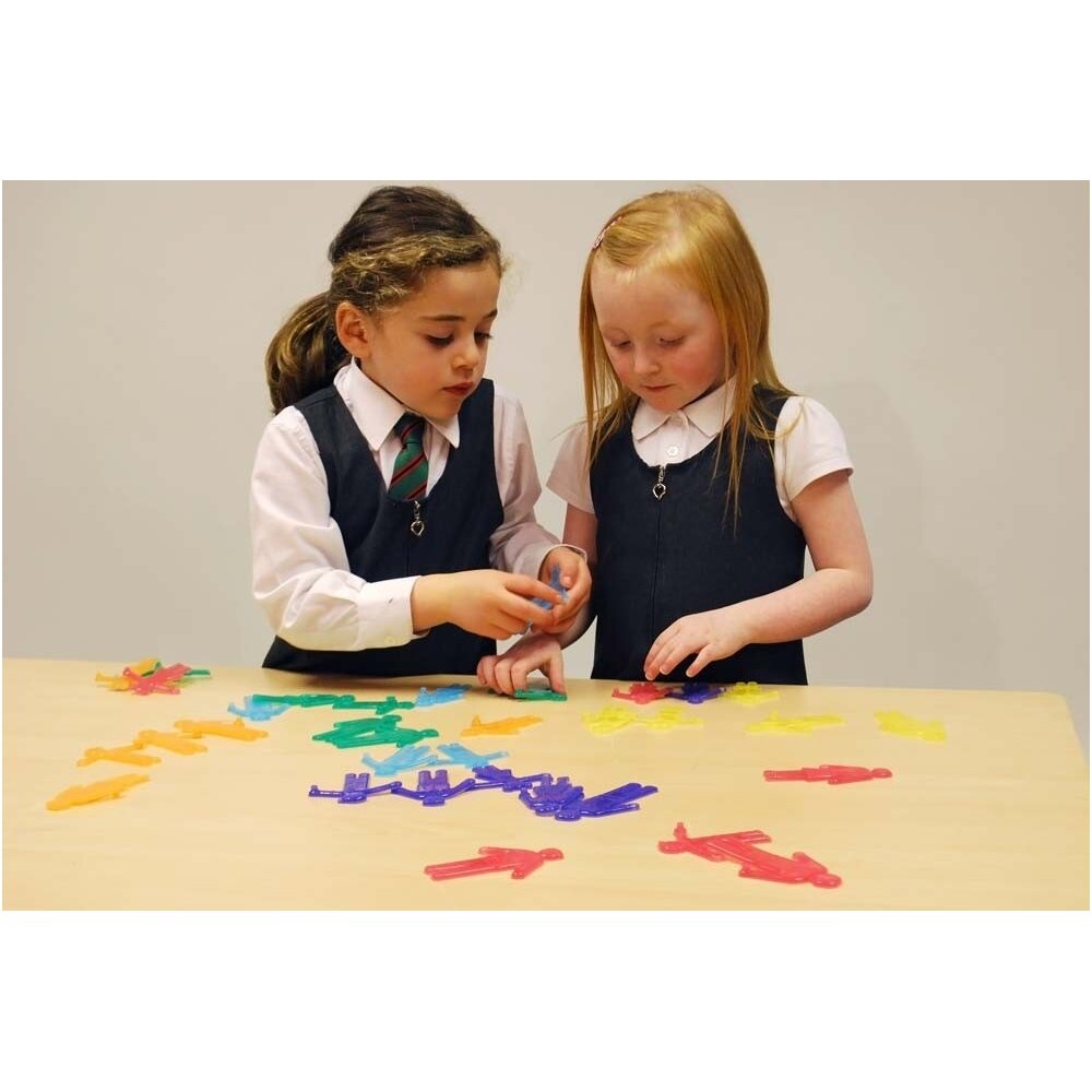 SiliShapes® susikabinantys žmogeliukai - 36 vnt. 2 SiliShapes® susikabinantys žmogeliukai - 36 vnt. 2