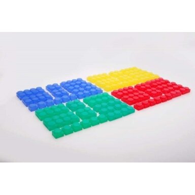 SiliShapes® minkšti kubeliai - 72 vnt.