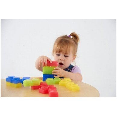 SiliShapes® minkšti kubeliai - 24 vnt. 1 SiliShapes® minkšti kubeliai - 24 vnt. 1
