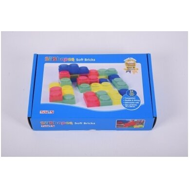 SiliShapes® minkšti kubeliai - 24 vnt. 6 SiliShapes® minkšti kubeliai - 24 vnt. 6