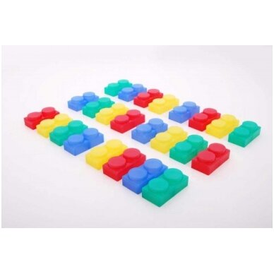 SiliShapes® minkšti kubeliai - 24 vnt. SiliShapes® minkšti kubeliai - 24 vnt.