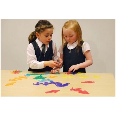 SiliShapes® susikabinantys žmogeliukai - 36 vnt. 2