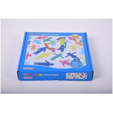 SiliShapes® susikabinantys žmogeliukai - 36 vnt. 8 SiliShapes® susikabinantys žmogeliukai - 36 vnt. 8