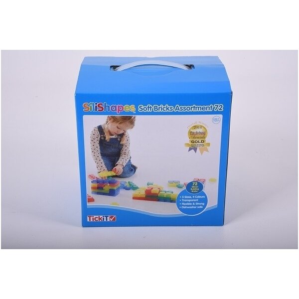 SiliShapes® minkšti kubeliai - 72 vnt. 6