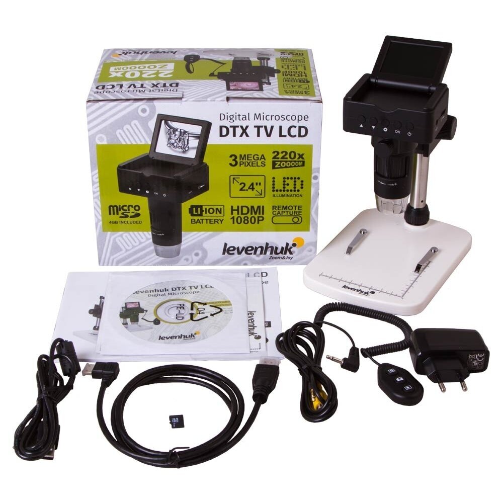 Skaitmeninis mikroskopas Levenhuk DTX TV LCD 2 Skaitmeninis mikroskopas Levenhuk DTX TV LCD 2