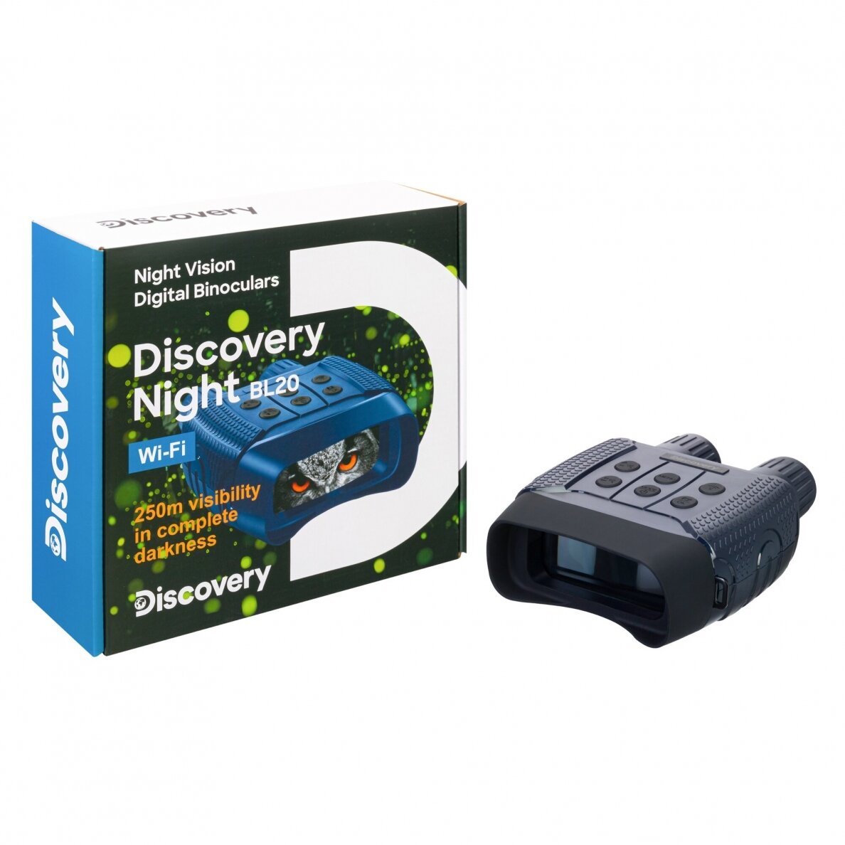 Skaitmeniniai naktinio matymo žiūronai su trikoju stovu Discovery Night BL20 2 Skaitmeniniai naktinio matymo žiūronai su trikoju stovu Discovery Night BL20 2