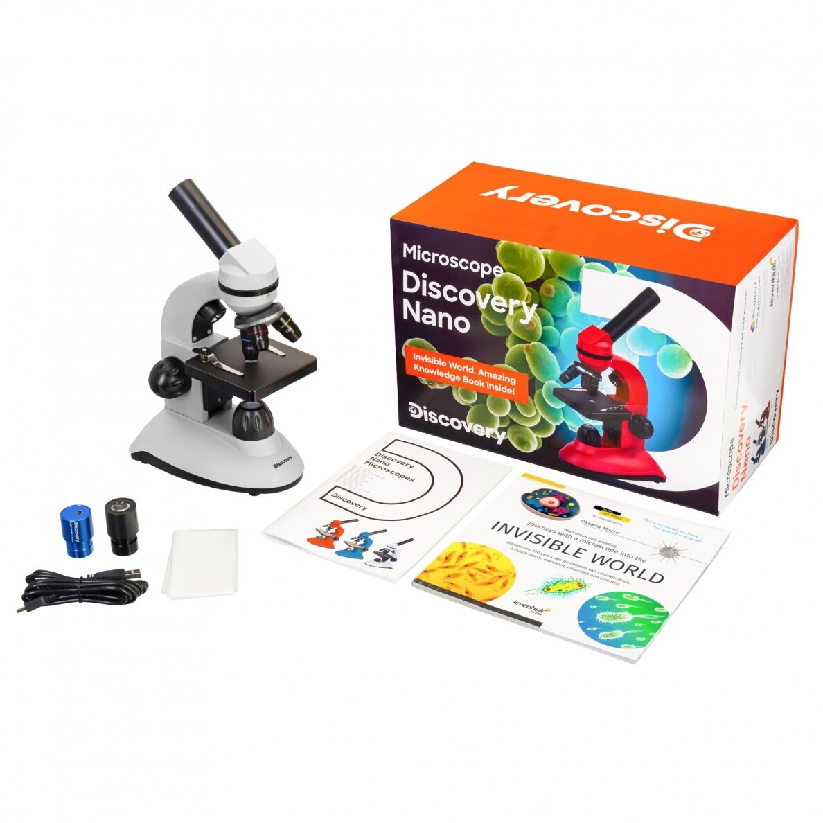 Skaitmeninis mikroskopas Discovery Nano Polar Digital, su knyga 1 Skaitmeninis mikroskopas Discovery Nano Polar Digital, su knyga 1