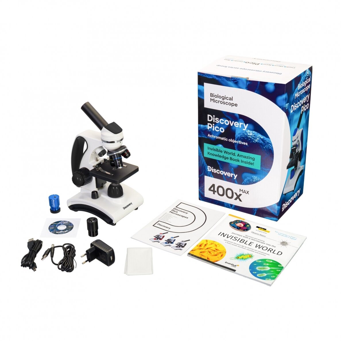 Skaitmeninis mikroskopas Discovery Pico Polar, su knyga 1 Skaitmeninis mikroskopas Discovery Pico Polar, su knyga 1