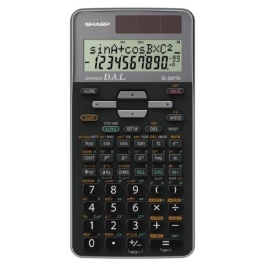 Skaičiuotuvas Sharp EL-520TG