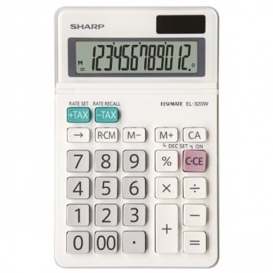 Skaičiuotuvas Sharp EL-320W Skaičiuotuvas Sharp EL-320W