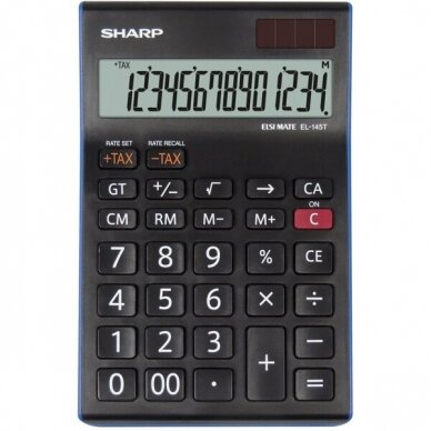 Skaičiuotuvas Sharp EL145T Skaičiuotuvas Sharp EL145T
