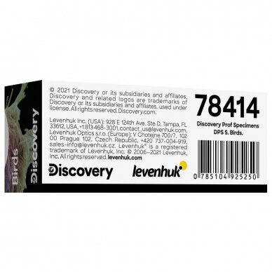 Skaidrės „Discovery Prof“ specimens DPS 5. „Paukščiai“ 1 Skaidrės „Discovery Prof“ specimens DPS 5. „Paukščiai“ 1