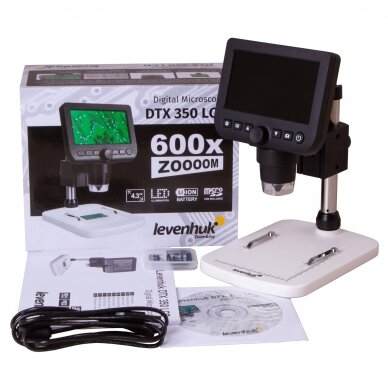 Skaitmeninis mikroskopas Levenhuk DTX 350 LCD 3 Skaitmeninis mikroskopas Levenhuk DTX 350 LCD 3