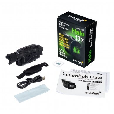Skaitmeninis naktinio matymo monokuliaras Levenhuk Halo 13x 1 Skaitmeninis naktinio matymo monokuliaras Levenhuk Halo 13x 1