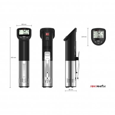Sous-vide įrankis SOUSMATIC TFA 14.1550 7 Sous-vide įrankis SOUSMATIC TFA 14.1550 7