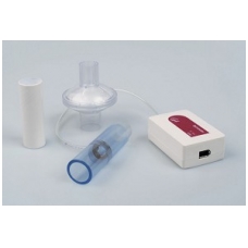 Spirometras (-5 .. 5 L/s), turi 1 bakterinį filtrą ir 10 pūtimo antgalius