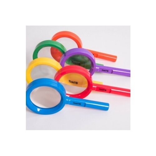 Spalvoti padidinamieji stiklai (3x) - 6 vnt. Spalvoti padidinamieji stiklai (3x) - 6 vnt.
