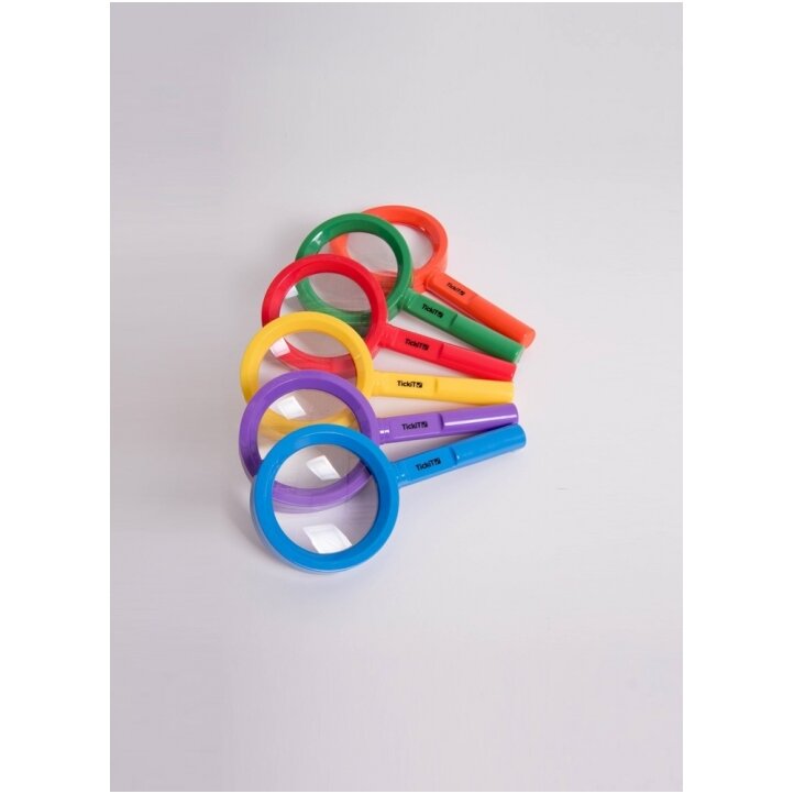 Spalvoti padidinamieji stiklai (3x) - 6 vnt. 5