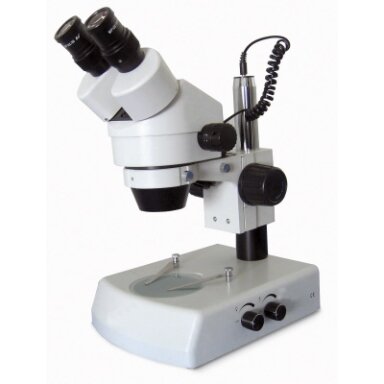 Stereomikroskopas, 45x, su keičiamu fokuso atstumu (230 V, 50/60 Hz) Stereomikroskopas, 45x, su keičiamu fokuso atstumu (230 V, 50/60 Hz)