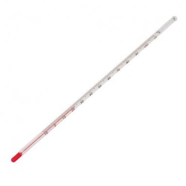 Stiklinis termometras (nuo -10 iki +110 °C)