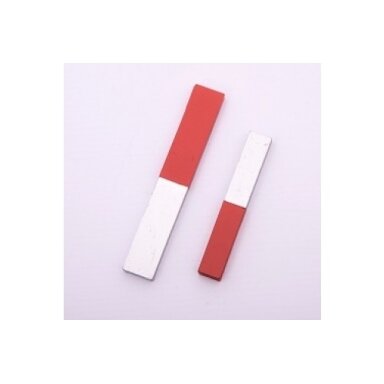 Strypiniai chrominiai magnetai (100 x 15 x 6 mm) - 2 vnt.