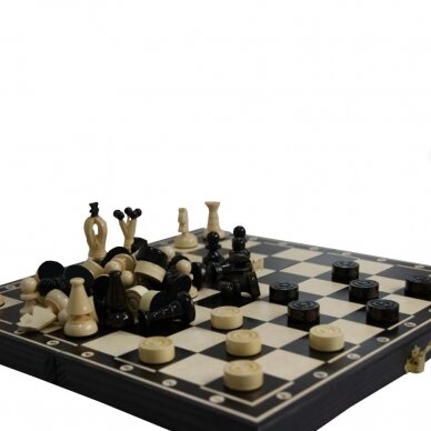 Šachmatai-šaškės Magiera, 35 x 35 cm