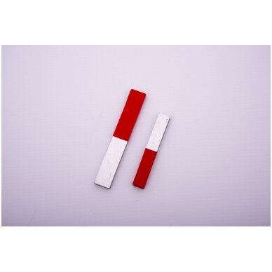 Strypiniai chrominiai magnetai (100 x 15 x 6 mm) - 2 vnt. 1