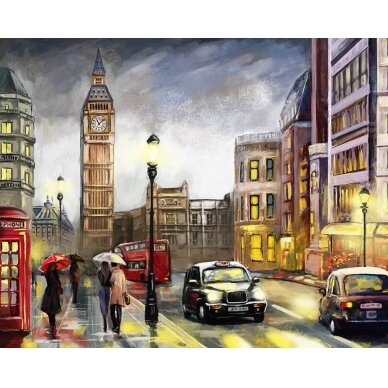 Tapybos pagal skaičius rinkinys Londonas rudenį Tapybos pagal skaičius rinkinys Londonas rudenį