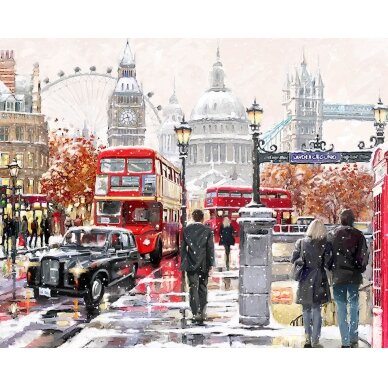 Tapybos pagal skaičius rinkinys Londono gatvė Tapybos pagal skaičius rinkinys Londono gatvė