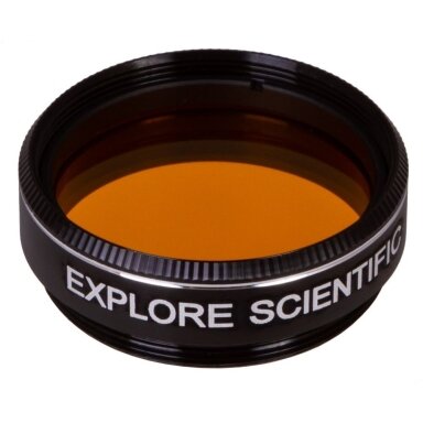 Teleskopo filtras Explore Scientific Dark Yellow N15 1.25", tamsiai geltonas Teleskopo filtras Explore Scientific Dark Yellow N15 1.25", tamsiai geltonas