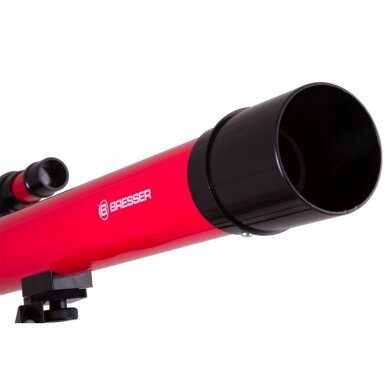 Teleskopas Bresser Junior Space Explorer 45/600 AZ, raudonas 5 Teleskopas Bresser Junior Space Explorer 45/600 AZ, raudonas 5