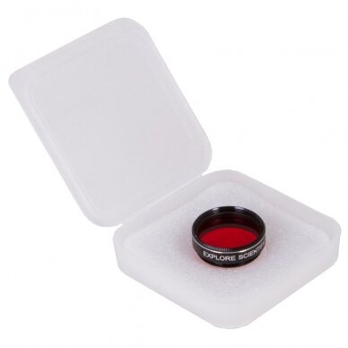 Teleskopo filtras Explore Scientific Light Red N23A 1.25" 3 Teleskopo filtras Explore Scientific Light Red N23A 1.25" 3