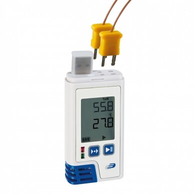 Temperatūros ir drėgmės duomenų kaupiklis LOG210 TC 31.1061