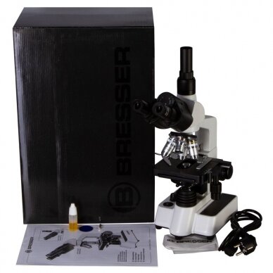 Trinokulinis mikroskopas Bresser Researcher Trino 40–1000X 10