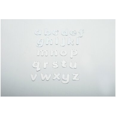Veidrodinės raidės (70 mm) - 26 vnt. 4 Veidrodinės raidės (70 mm) - 26 vnt. 4