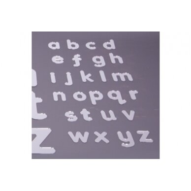 Veidrodinės raidės (70 mm) - 26 vnt. Veidrodinės raidės (70 mm) - 26 vnt.