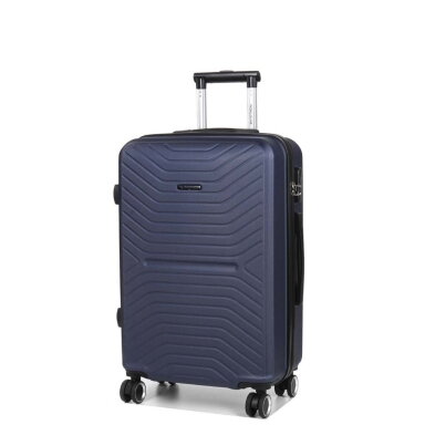 Vidutinis kelioninis lagaminas Airtex, 625/M, mėlynos spalvos