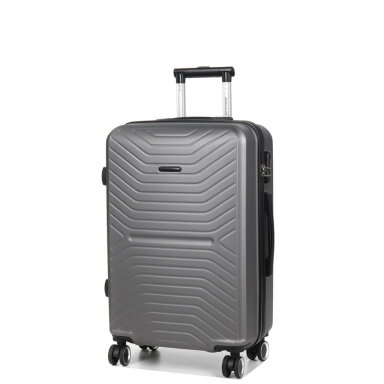 Vidutinis kelioninis lagaminas Airtex, 625/M, pilkos spalvos