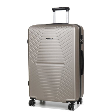 Vidutinis kelioninis lagaminas Airtex, 625/M, šampano spalvos