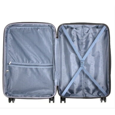 Vidutinis kelioninis lagaminas Airtex 61 L, juodas, 628/M 10