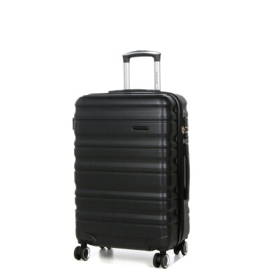 Vidutinis kelioninis lagaminas Airtex 61 L, juodas, 628/M