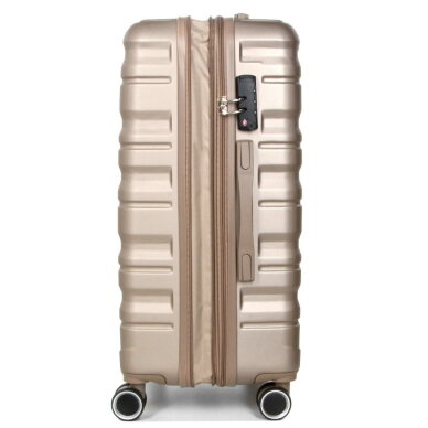 Vidutinis kelioninis lagaminas Airtex 61 L, šampano spalvos, 628/M 4 Vidutinis kelioninis lagaminas Airtex 61 L, šampano spalvos, 628/M 4