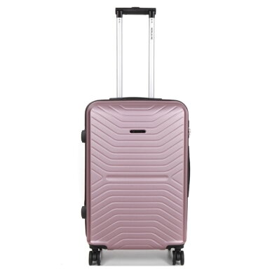 Vidutinis kelioninis lagaminas Airtex, 625/M, rožinės spalvos 1 Vidutinis kelioninis lagaminas Airtex, 625/M, rožinės spalvos 1