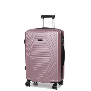Vidutinis kelioninis lagaminas Airtex, 625/M, rožinės spalvos