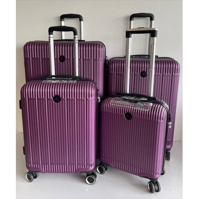 Vidutinis lagaminas Airtex 630, M, violetinis 1 Vidutinis lagaminas Airtex 630, M, violetinis 1