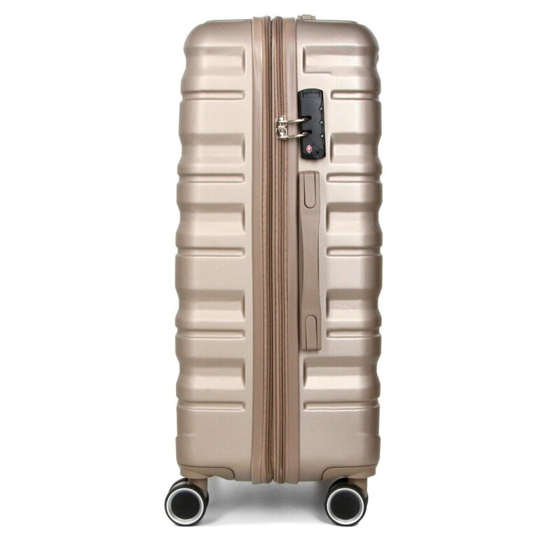 Vidutinis kelioninis lagaminas Airtex 61 L, šampano spalvos, 628/M 5