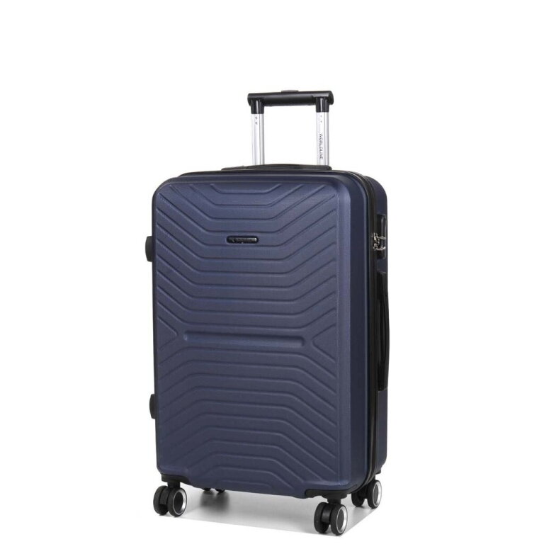 Vidutinis kelioninis lagaminas Airtex, 625/M, mėlynos spalvos