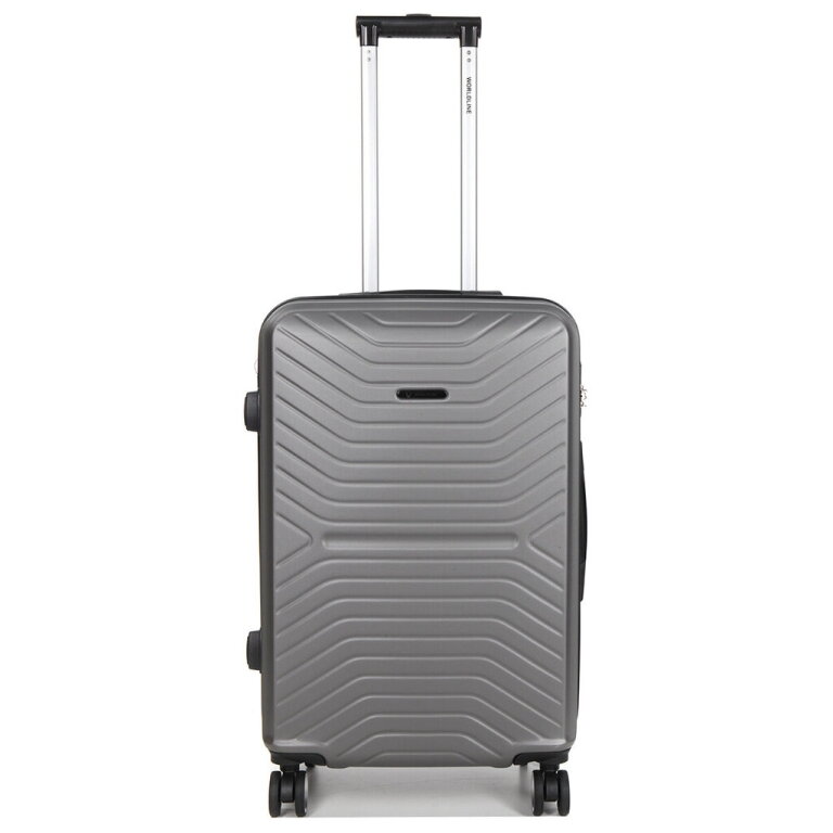 Vidutinis kelioninis lagaminas Airtex, 625/M, pilkos spalvos 1